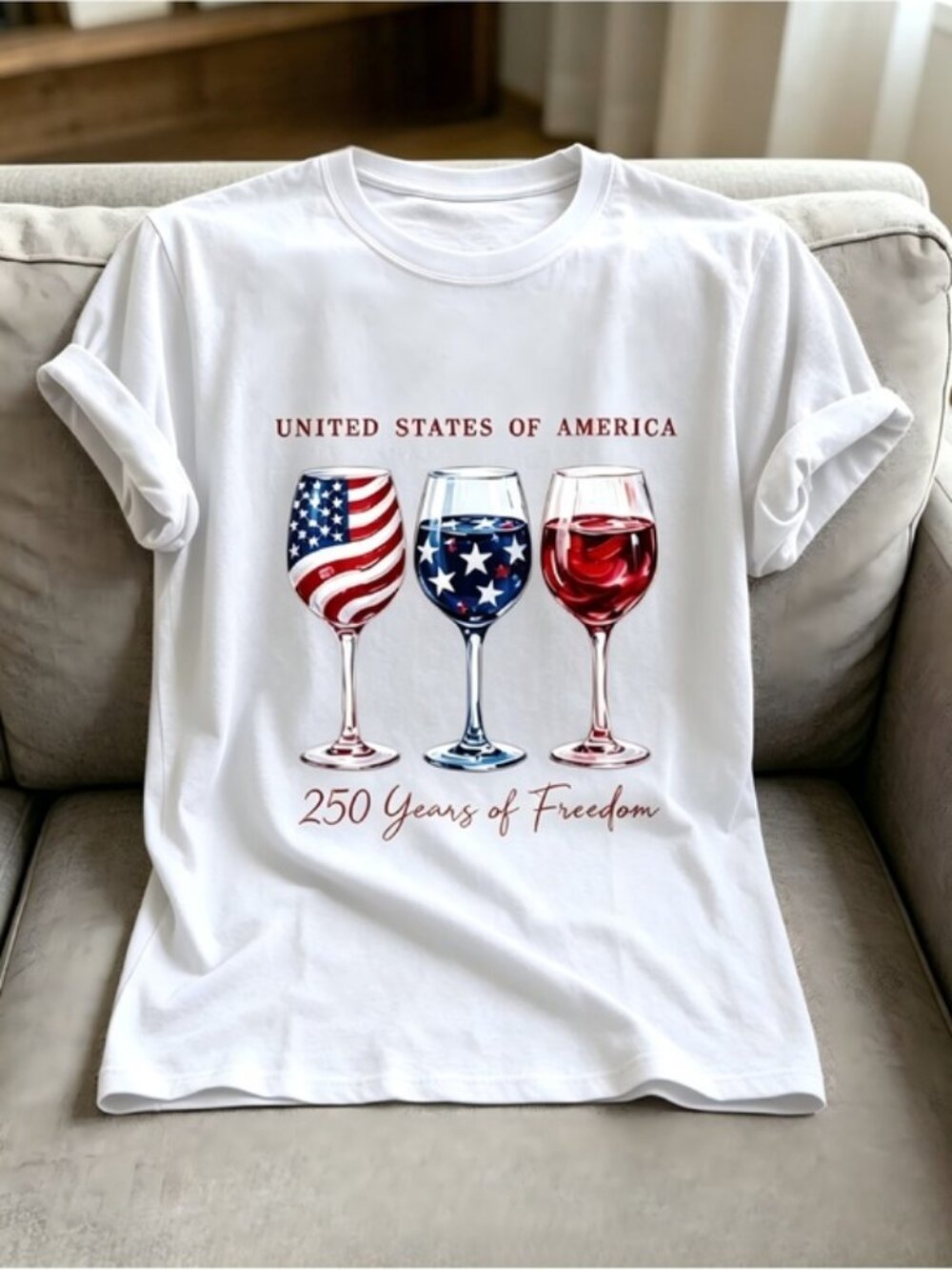 2026 World Cup Wine Glass Design white Women Men T-shirt unisex